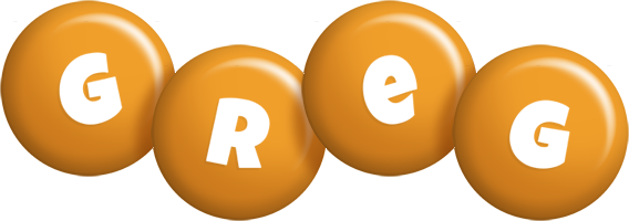 Greg candy-orange logo