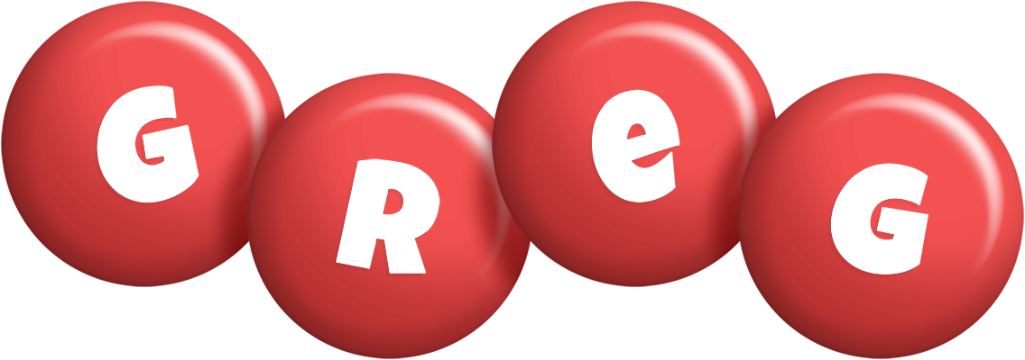 Greg candy-red logo