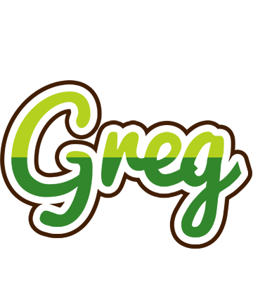 Greg golfing logo