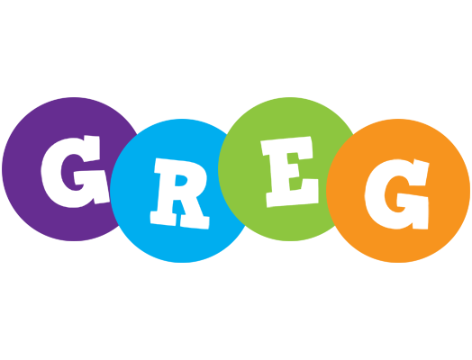 Greg happy logo