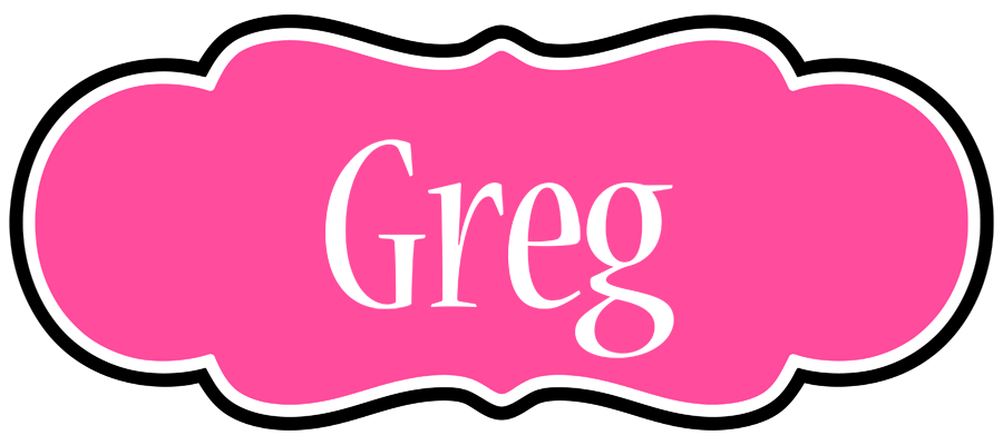 Greg invitation logo