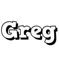 Greg snowing logo