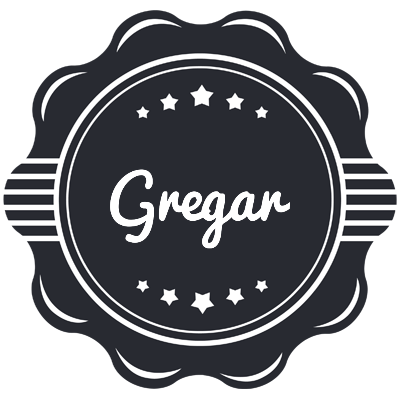 Gregar badge logo