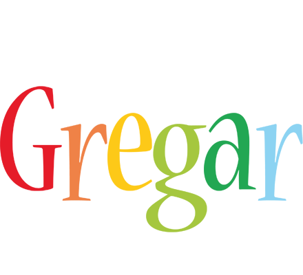 Gregar birthday logo
