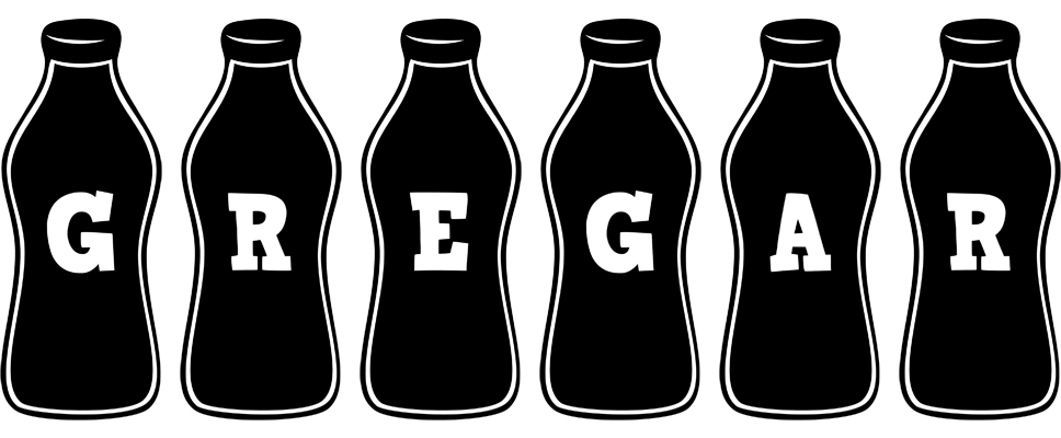 Gregar bottle logo