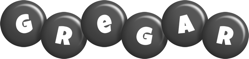 Gregar candy-black logo