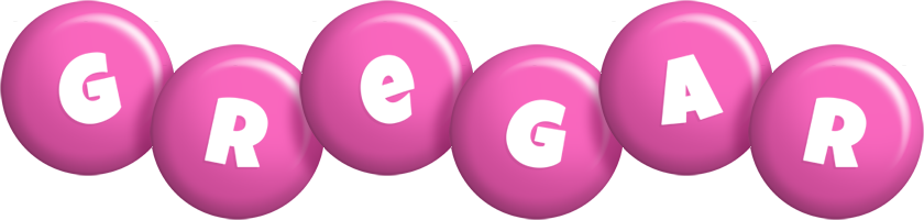 Gregar candy-pink logo