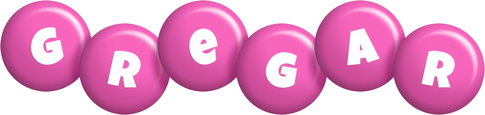 Gregar candy-pink logo
