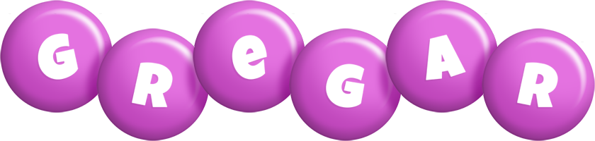 Gregar candy-purple logo