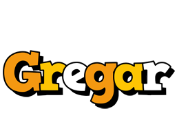 Gregar cartoon logo