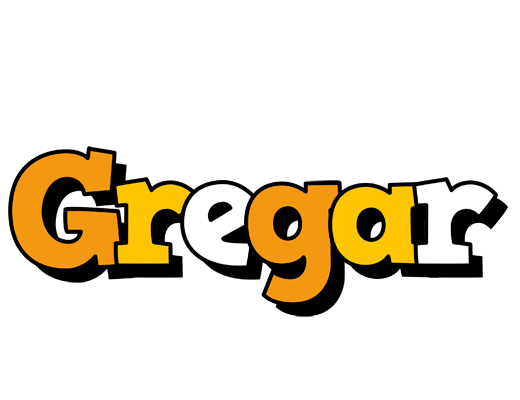Gregar cartoon logo