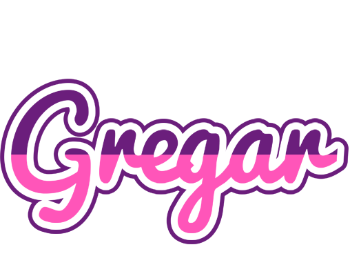 Gregar cheerful logo