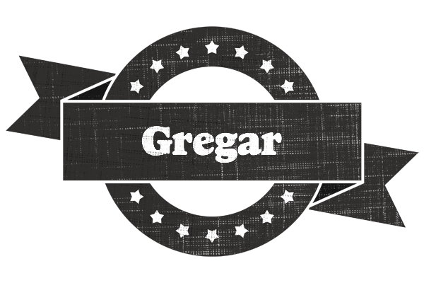Gregar grunge logo