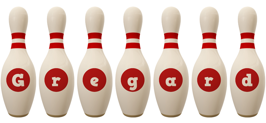 Gregard bowling-pin logo