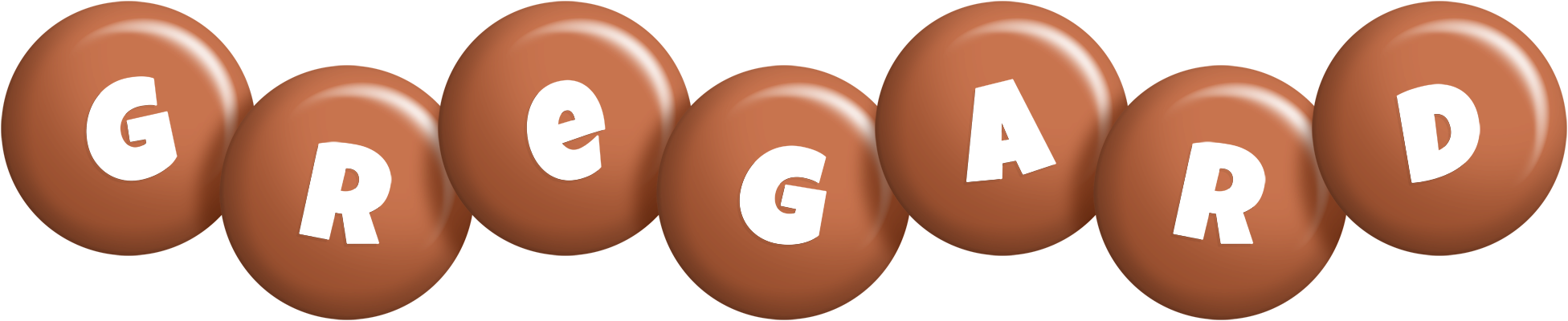 Gregard candy-brown logo