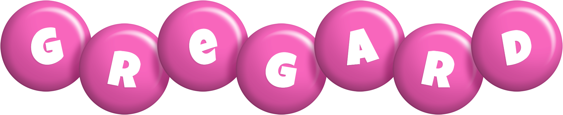 Gregard candy-pink logo