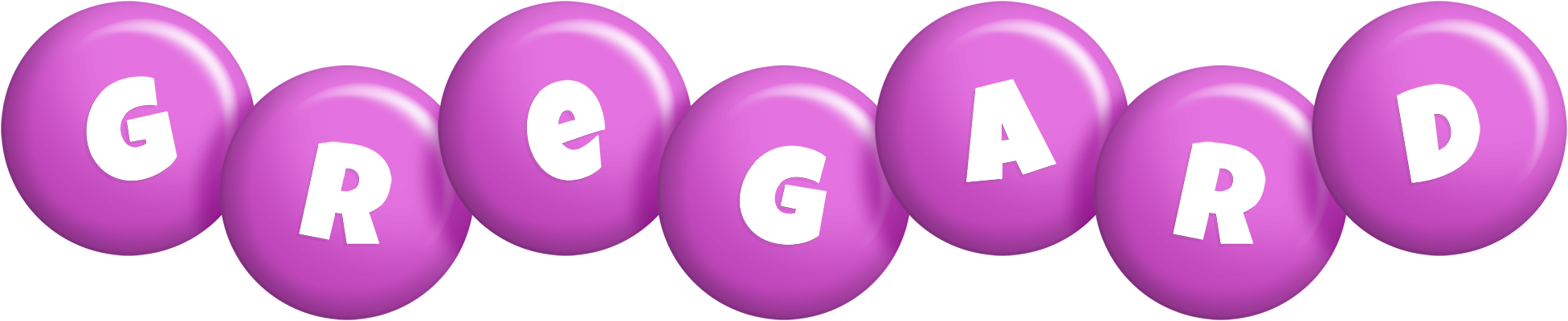 Gregard candy-purple logo