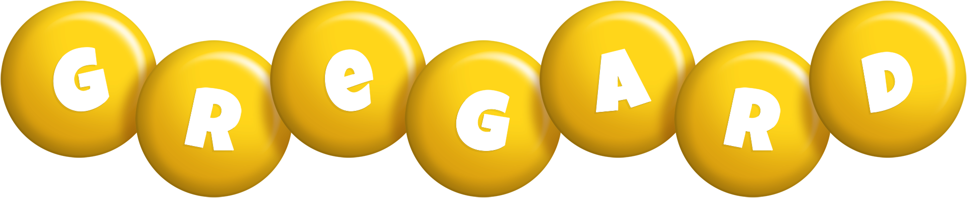 Gregard candy-yellow logo