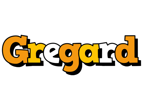 Gregard cartoon logo