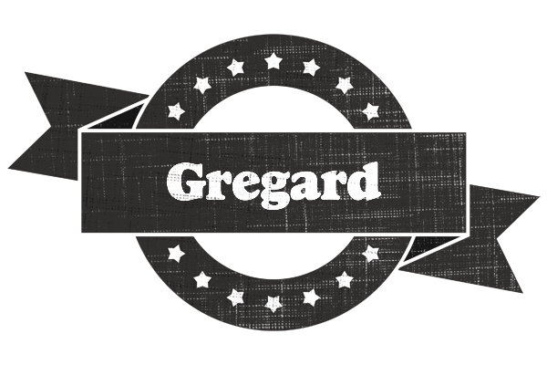 Gregard grunge logo