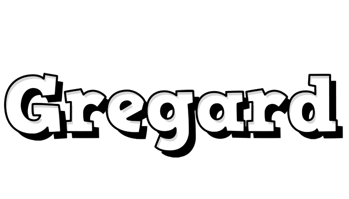 Gregard snowing logo