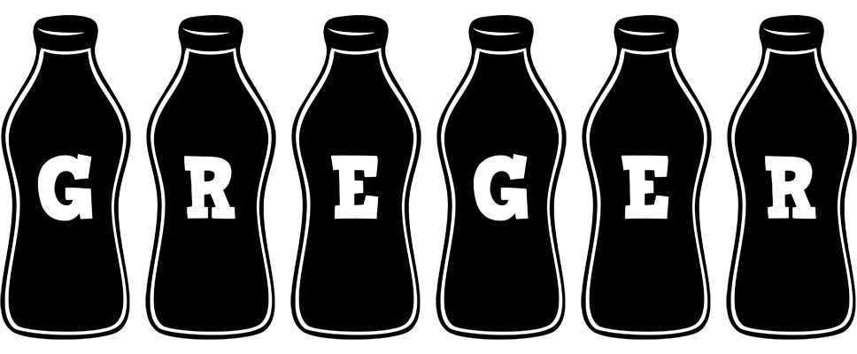 Greger bottle logo