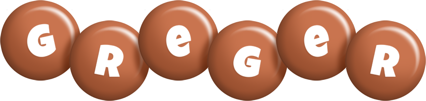 Greger candy-brown logo