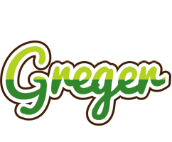 Greger golfing logo