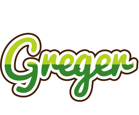 Greger golfing logo