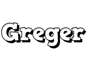 Greger snowing logo