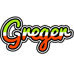 Greger superfun logo