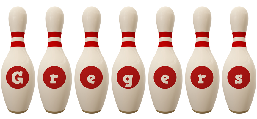 Gregers bowling-pin logo