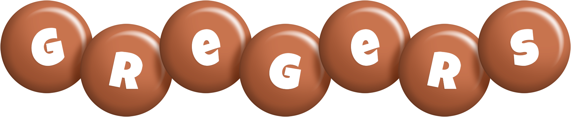 Gregers candy-brown logo