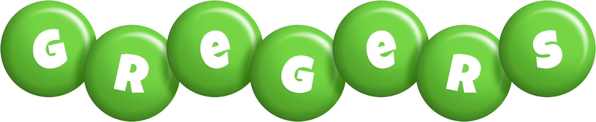 Gregers candy-green logo