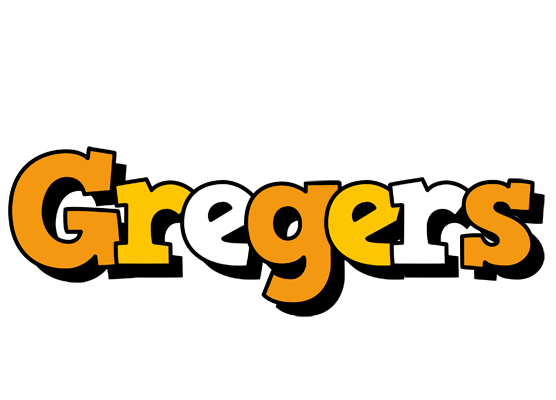 Gregers cartoon logo