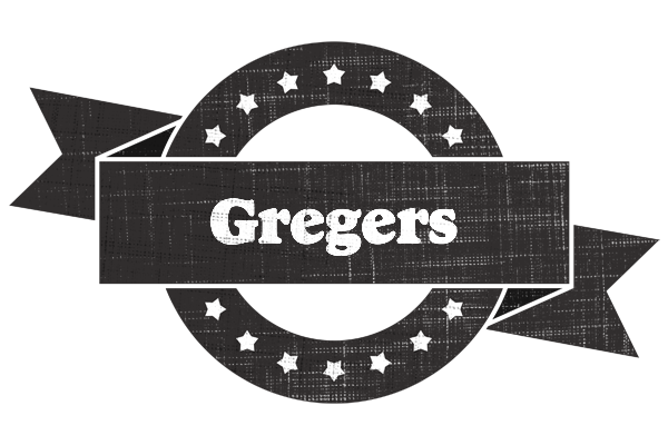 Gregers grunge logo