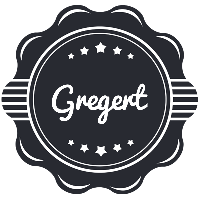 Gregert badge logo