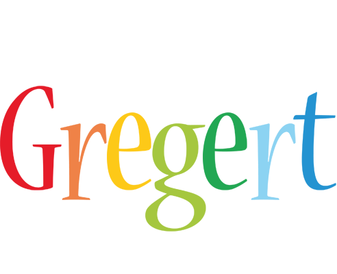 Gregert birthday logo