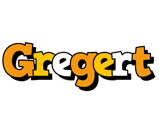Gregert cartoon logo