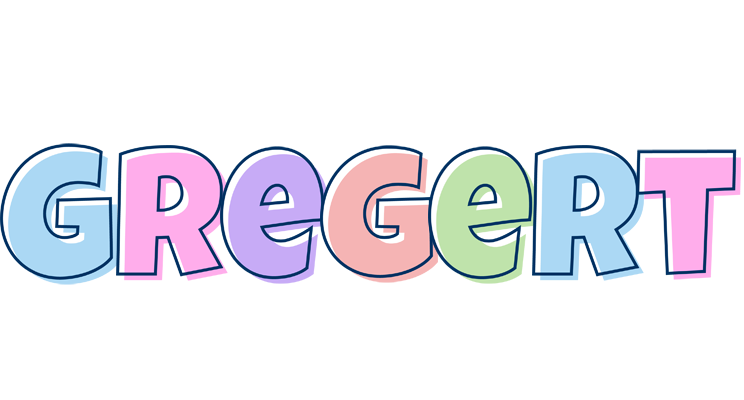 Gregert pastel logo
