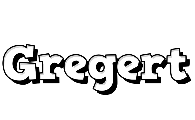 Gregert snowing logo