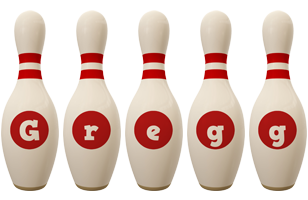 Gregg bowling-pin logo