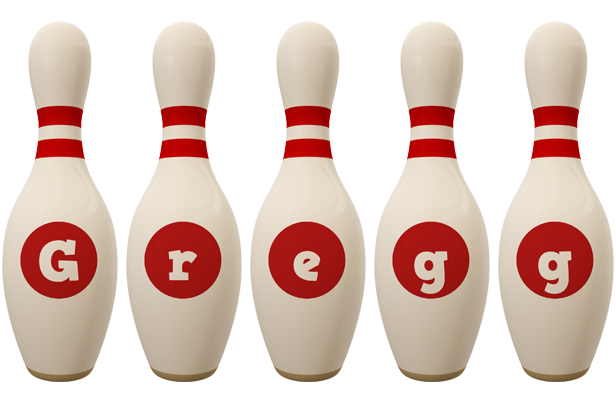 Gregg bowling-pin logo