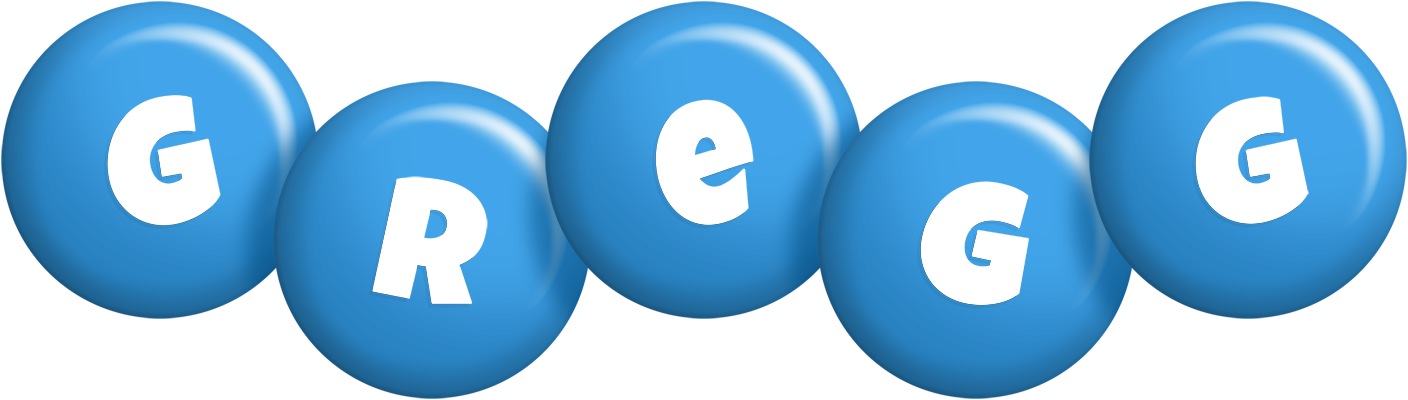 Gregg candy-blue logo