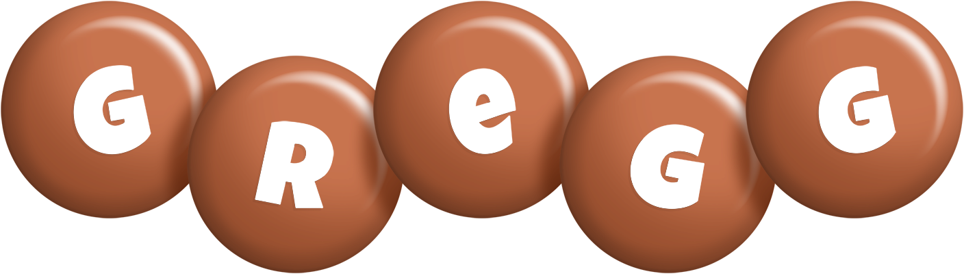 Gregg candy-brown logo