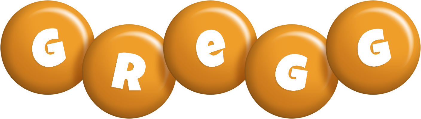 Gregg candy-orange logo