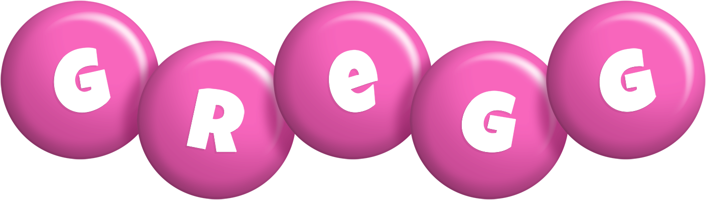 Gregg candy-pink logo