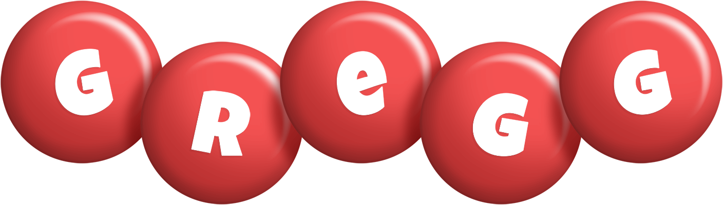 Gregg candy-red logo