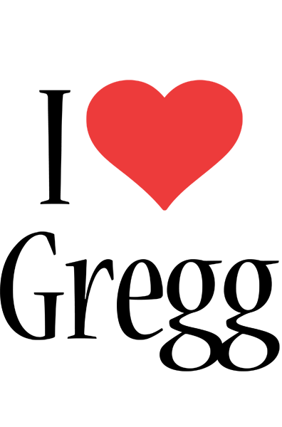 Gregg i-love logo