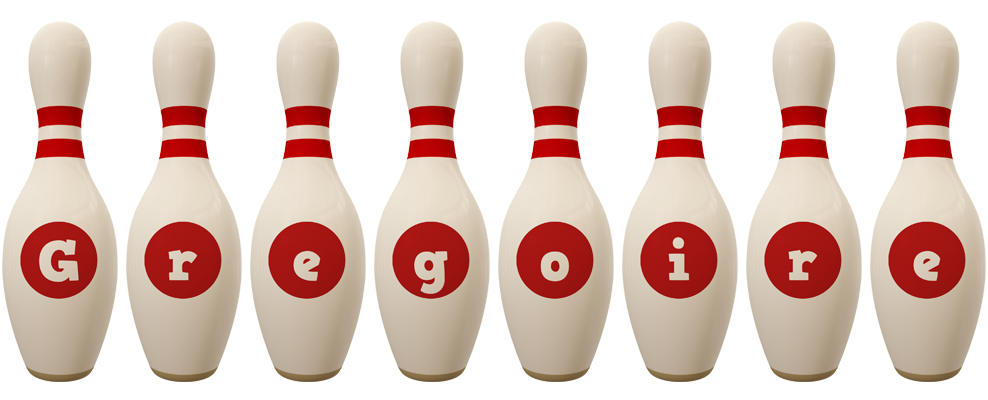 Gregoire bowling-pin logo